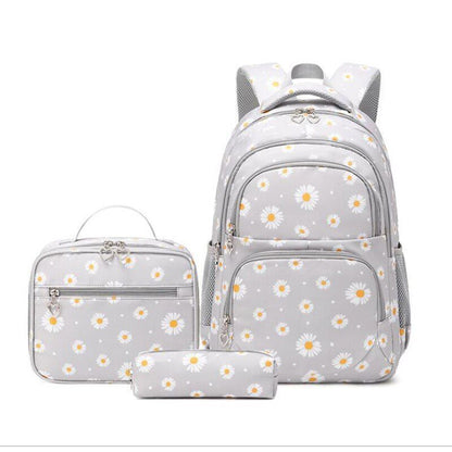 School Backpack 3 Pcs/Set Waterproof Schoolbag Satchel Pencil Bags Bookbag 1 PC
