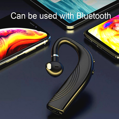 Bluetooth 5.0 Earpiece Wireless Headset Noise Cancelling Earbuds Driving Trucker