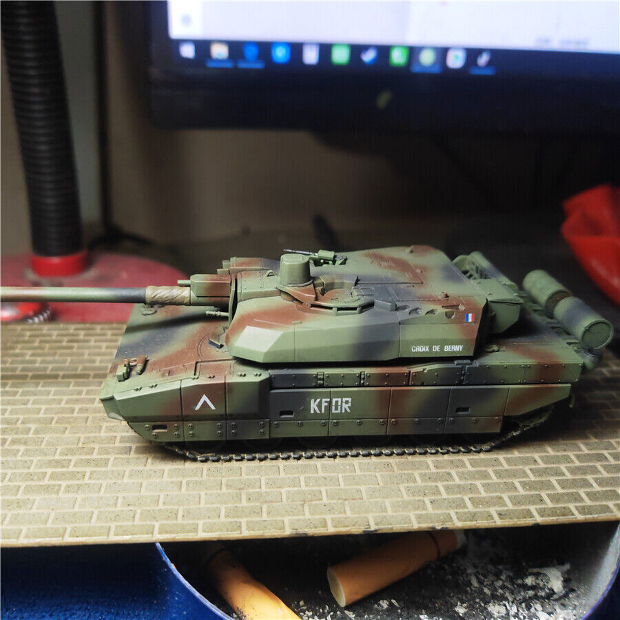 Homemade 1/72 French Leclerc Main Battle Tank Finished Model Static Ornament