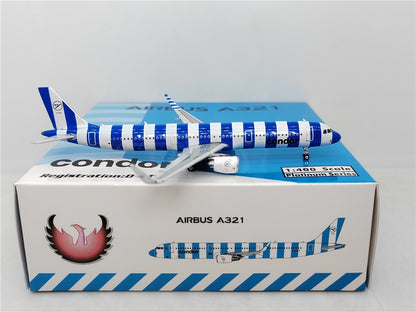 1:400 Phoenix Condor Airbus A321 Passenger Airplane Diecast Aircraft Plane Model