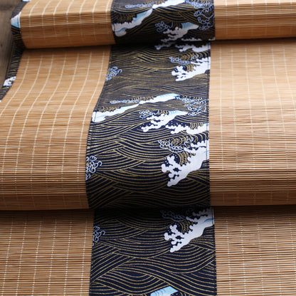 Japanese Table Runner Bamboo Weave Table Cloth Tea Mats Non-Slip Home Decor Chic