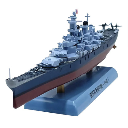 NEW 1/1000 Scale World War II USS Missouri BB63 Battleship Alloy Ship Model