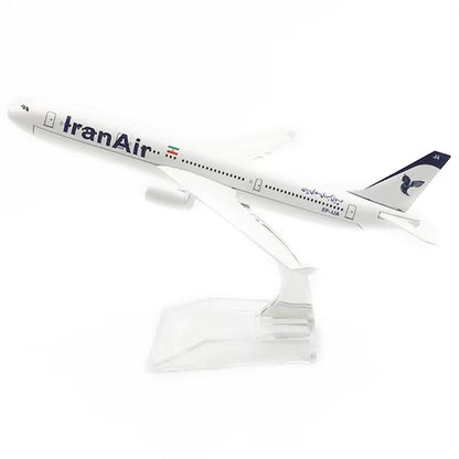 1:400 A330 Iran Air Metal Airplane Model Diecast Plane Model Hotel Bar Decor