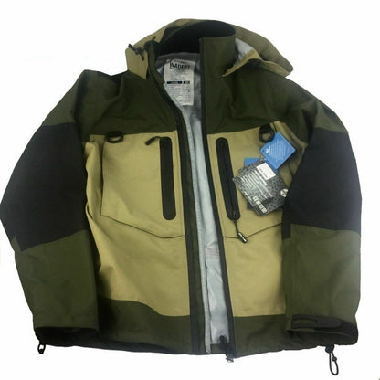 Clothes Wader Jacket Fly Fishing Waterproof Breathable Wading Clothing Apparel