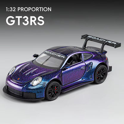 1:32 911 GT3 RS Alloy Sports Car Model Diecast Metal Racing Car Vehicles Model S