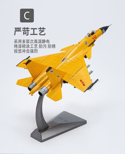 1:72 31CM AF1 J-15 Shipborne Fighter Airplane Diecast Military Aircraft Model