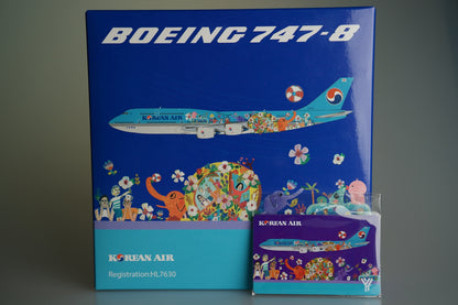 1:400 YY Wings KOREAN AIR BOEING 747-8 Aircraft Diecast Plane Airplane Model