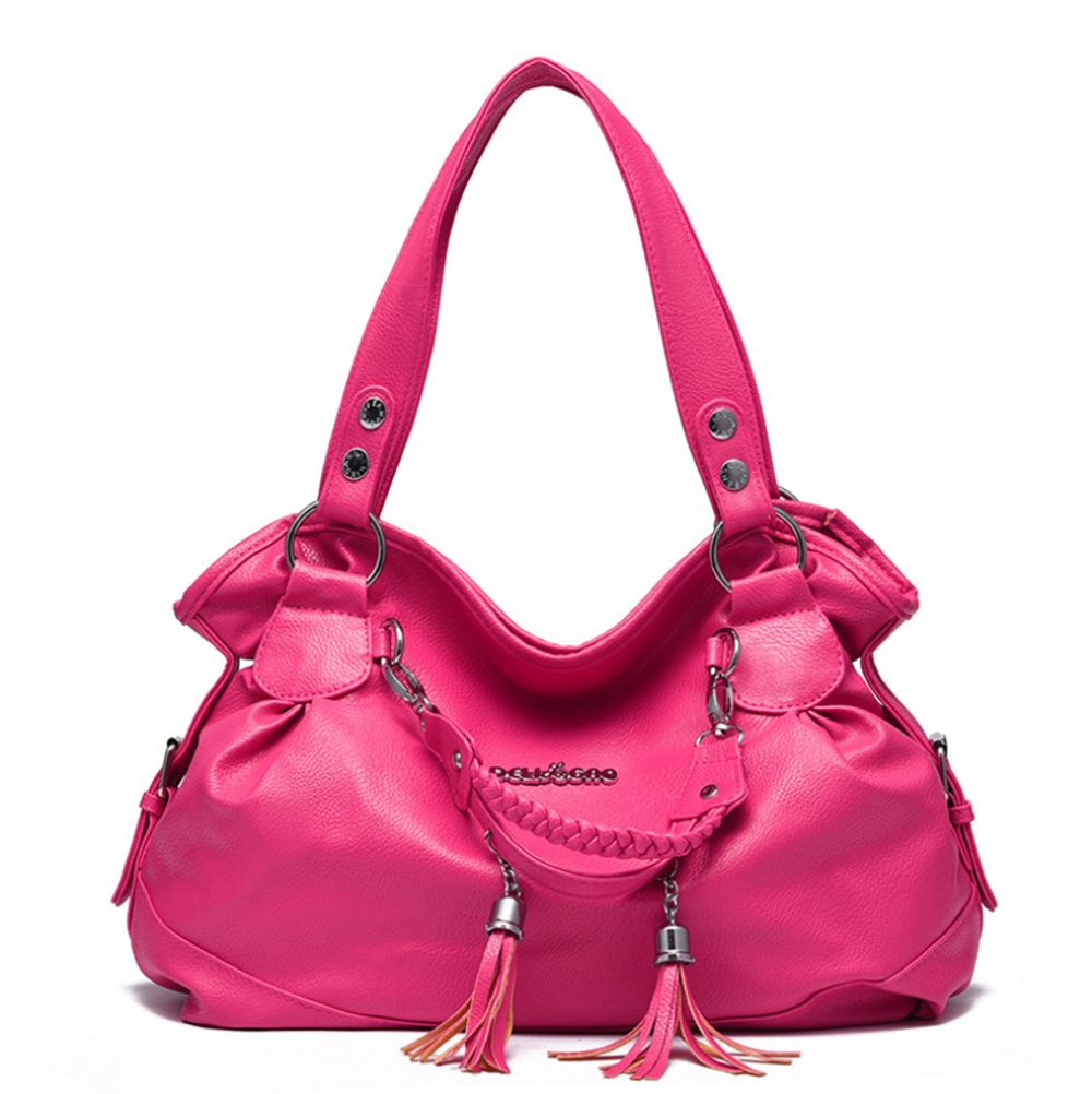 Womens Ladies PU Leather Handbags Shoulder Messenger Satchel Tote Crossbody Bags
