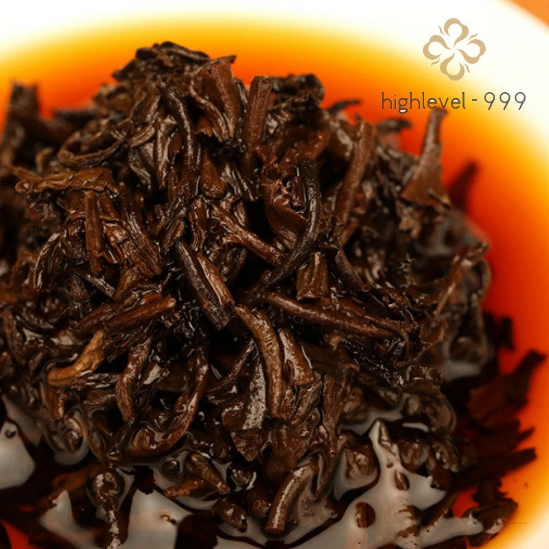 357g Ripe Pu'er Tea Cake 2016 Yunnan Palace Aged Fermented Compressed Tea