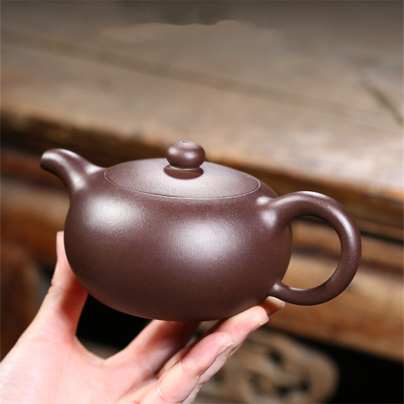 300ml Chinese yixing zisha tea pot handmade purple grit pot kungfu teapot