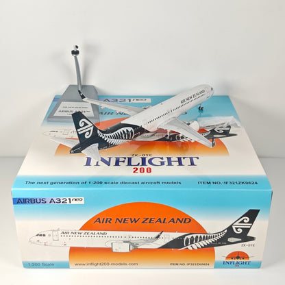 1:200 InFlight Air New Zealand Airbus A321neo Airplane Diecast Plane Model