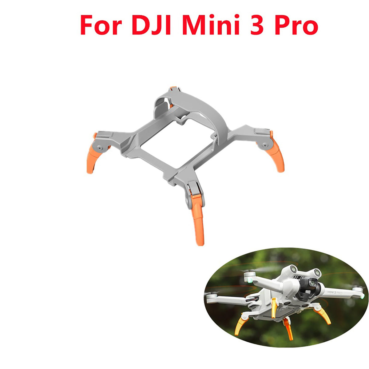 30mm Height Extension Protection Landing Gear Bracket for DJI Mini 3 Pro Drone w