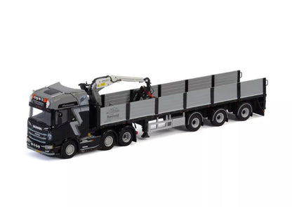 1:50 WSI SCANIA R CR20N 6X2 Gerben Buiter BRICK TRAILER Truck Diecast Model