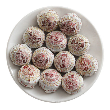 500g Yunnan Pu'er Tea 2020 Glutinous Rice Fragrance Ripe Tuo(White Cotton) Pu'er