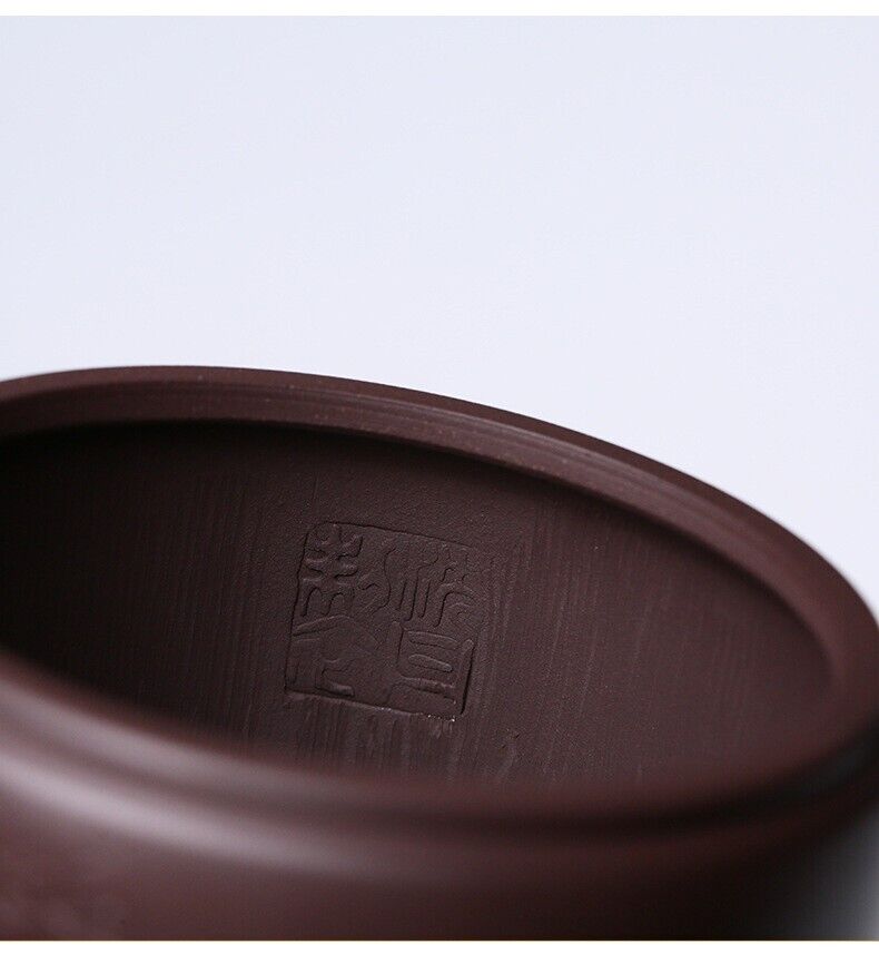 210cc Handmade Purple Clay Tea Pot in Yixing, China Han Hua Gong Fu Hu Tea Pot-