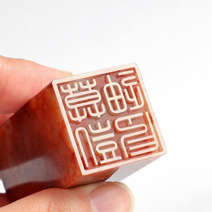 Stone Chinese Personal Seal Customized Calligraphy Painting Seal Clear Stamps