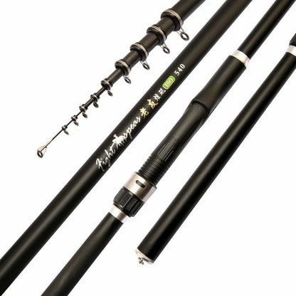Portable Rock 2.4m 3.6m 4.5m 5.4m 6.3m 7.2m Carp Rod Telescopic Fishing Spinning