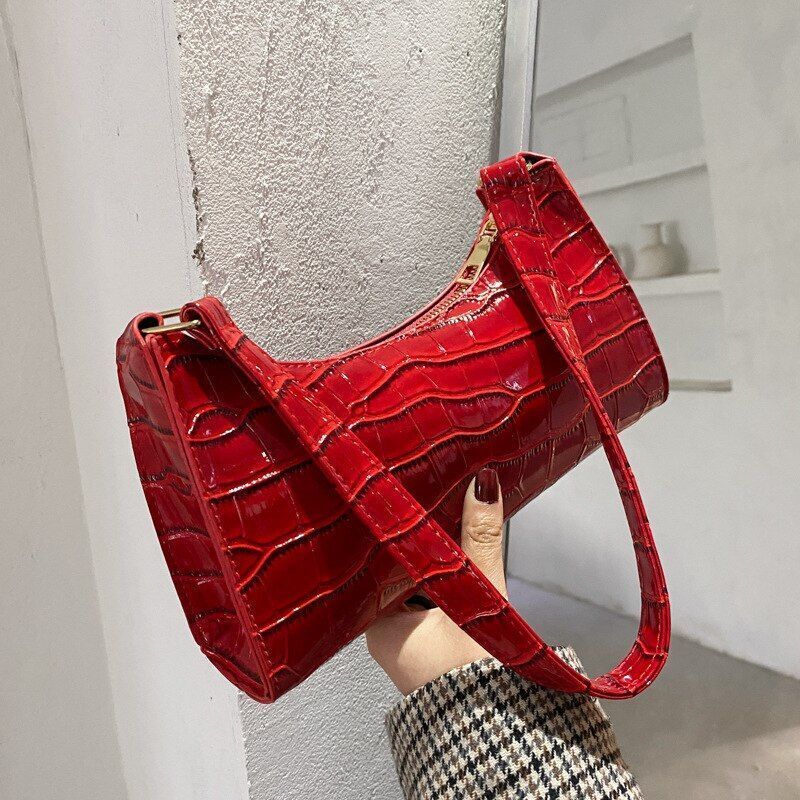 Leather Bag Handbag Shoulder Totes Underarm Top Handle Bags Small Pouch Clutch