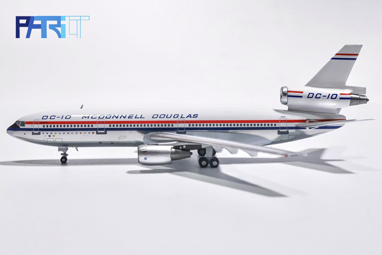 1:400 Patriot MCDONNELL DOUGLAS DC-10 Passenger Airplane Diecast Aircraft Model