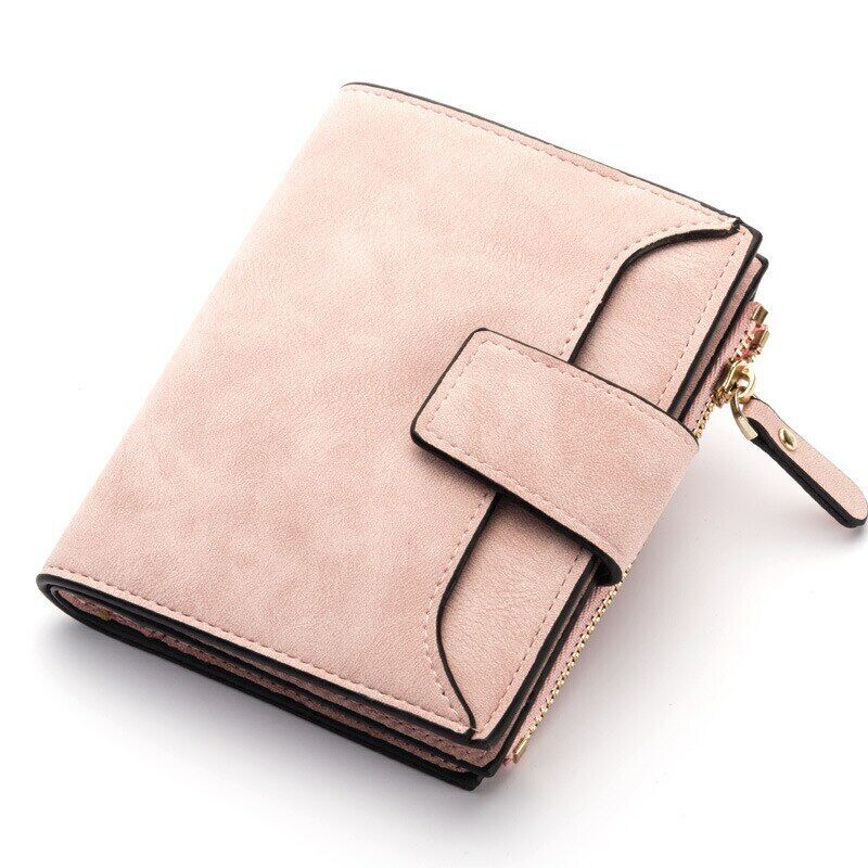 Female Coin Purse Card Clamps Cash Clip Women Wallet Billfold Lady Pouch Handbag