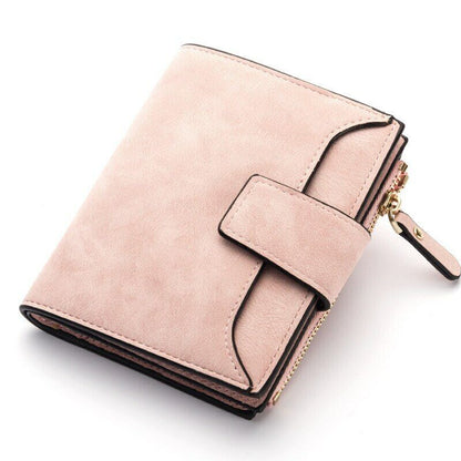 Female Coin Purse Card Clamps Cash Clip Women Wallet Billfold Lady Pouch Handbag