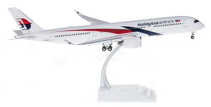 1:200 33CM JC Wings Malaysia Airlines A350-900 Flap Down Airplane Diecast Model