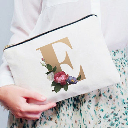 Makeup Bag Print Cosmetic Bags Bridal Party Bags Organizer Pouch Clutch Gift 1PC