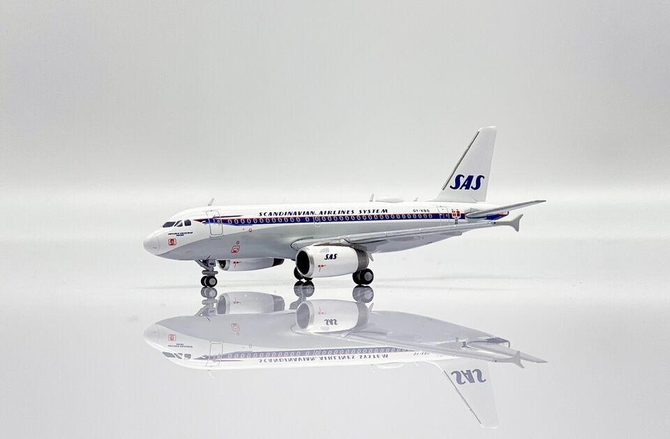 1:400 JC Wings SAS AIRBUS A319 Passenger Airplane Diecast Aircraft Plane Model