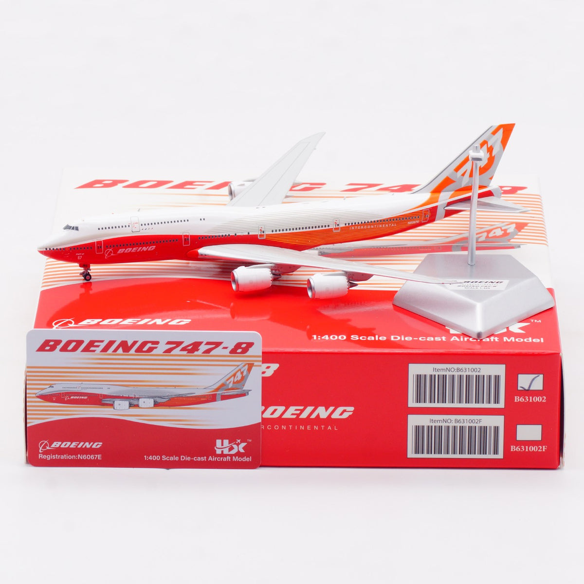 1:400 HX Models BOEING 747-8 Passenger Airplane Plane Diecast Aircraft Model