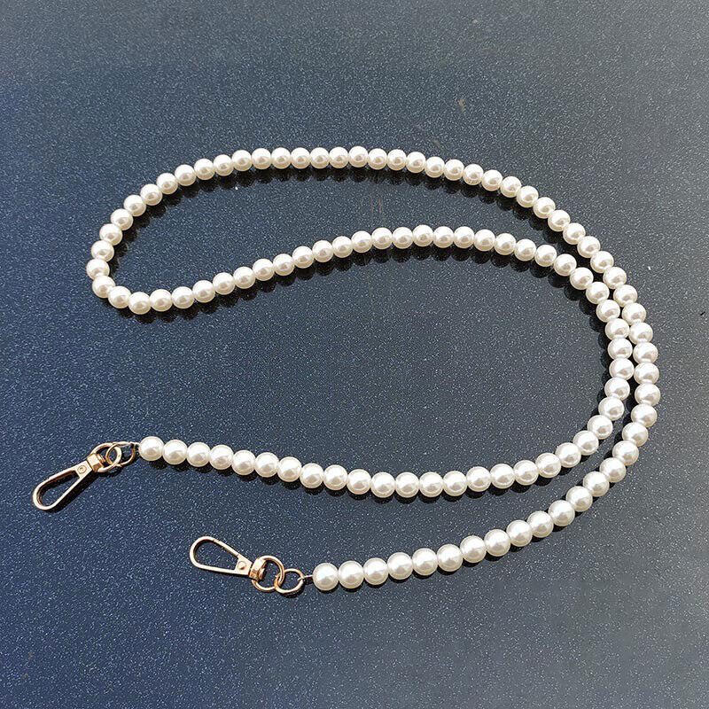 Pearl Bag Purse Strap Chain Shoulder Crossbody Bag Strap Handbag Replacement