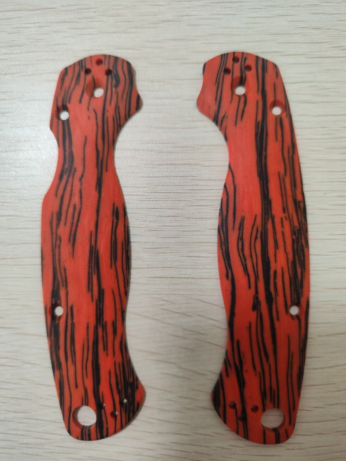 1 Pair G10 Handle Scales Fits For Para Spyderco Paramilitar C81 MPCW2 Knives
