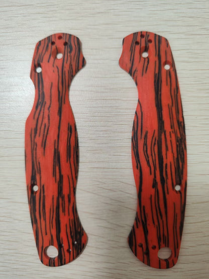 1 Pair G10 Handle Scales Fits For Para Spyderco Paramilitar C81 MPCW2 Knives
