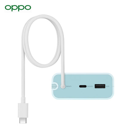OPPO SUPERVOOC 45W Power Bank 20000mAh — Built‑In Cable, 74Wh, 3‑Device, LED