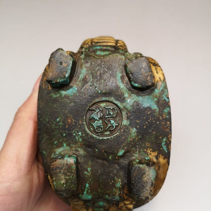 5.5" Chinese Old Copper Handwork Dragon Tea Pot Crafts Copper Sculpture Home