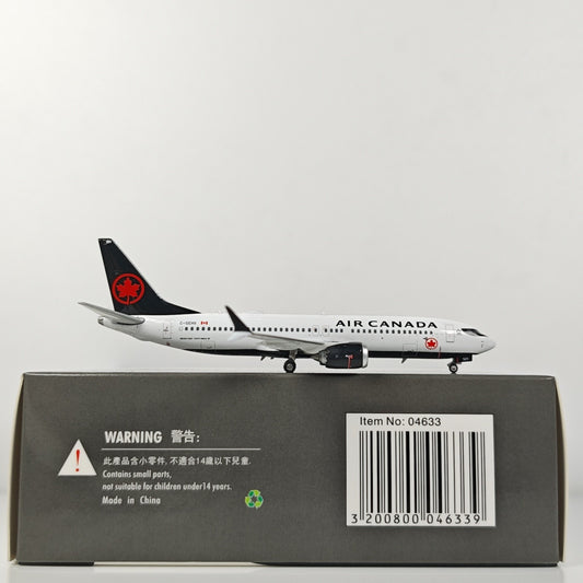1:400 Phoenix Canada B737 MAX 8 Passenger Airplane Diecast Aircraft Plane Model