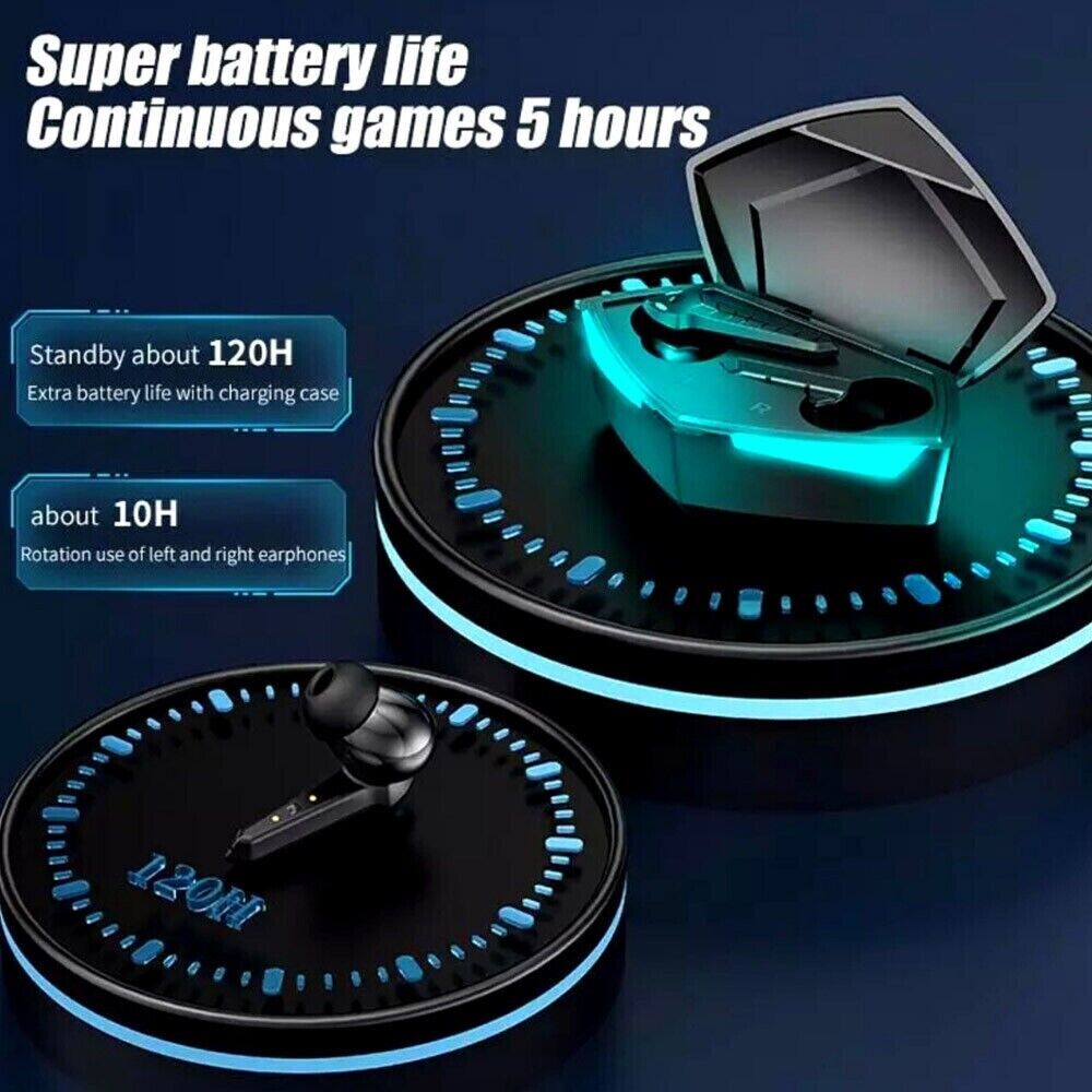 Bluetooth 5.2 Wireless Earbuds Headphone Headset Noise Cancelling TWS Waterproof