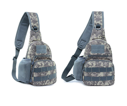 Men Molle Pouch Tactical Chest Shoulder Sling Bag Bum Pack Cross Body Backpack