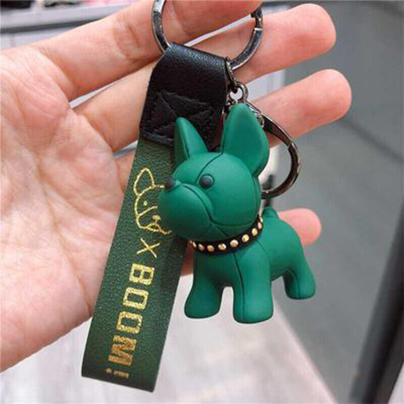 Creative Law Fighting Dog Cartoon Keychain Cute Doll Keychain Bag Pendant