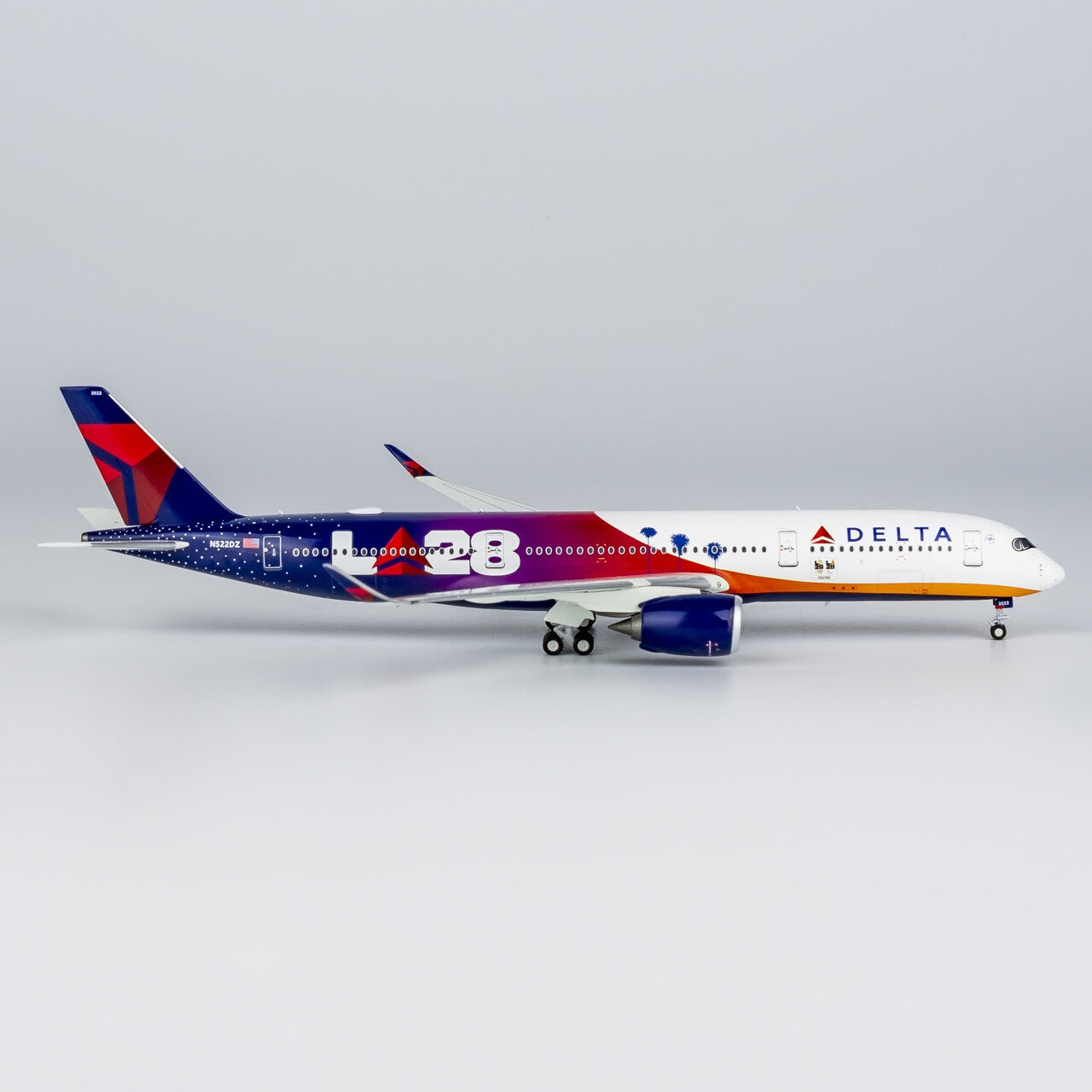 1:400 NG Models Delta Air Lines Airbus A350-900 Livery Diecast Aircraft Model