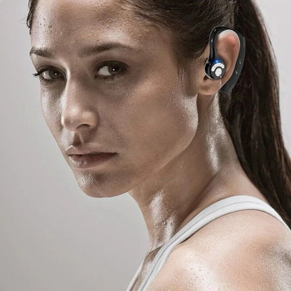 Bluetooth 5.0 Earpiece Driving Trucker Wireless Headset Earbuds Noise Cancelling