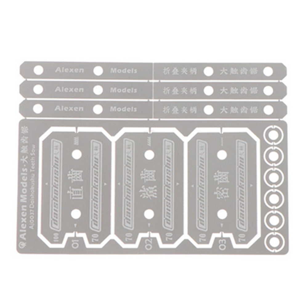 Stainless Steel Etching Saw Blade Model Plate Cutting Separating Tool for Gundam