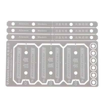 Stainless Steel Etching Saw Blade Model Plate Cutting Separating Tool for Gundam