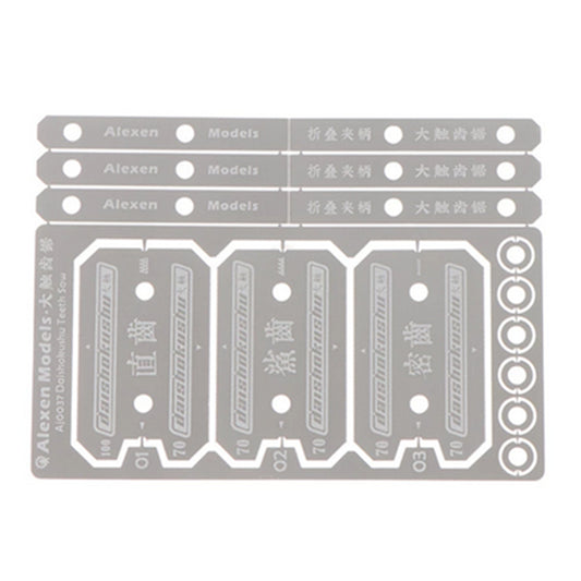 Stainless Steel Etching Saw Blade Model Plate Cutting Separating Tool for Gundam
