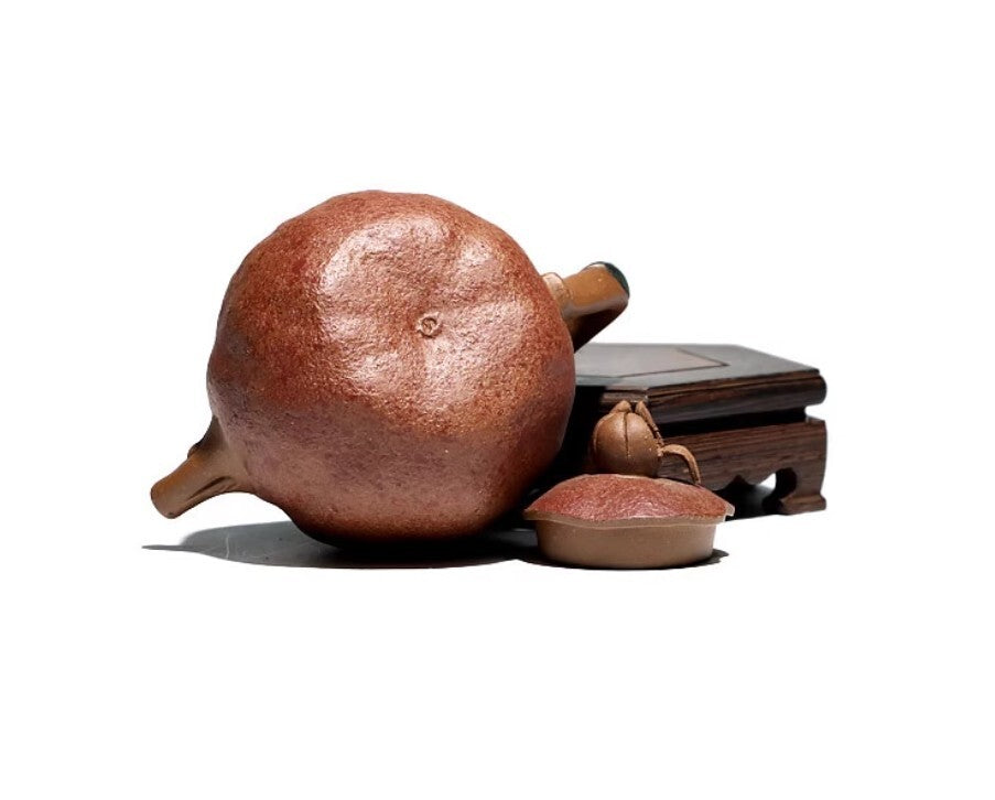 100cc chinese Yixing Handmade Zisha teapot Duan Ni pomegranate hu Gongfu Tea Pot