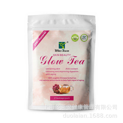 Skin glow tea Private Lable lightening skin whitening tea 63g