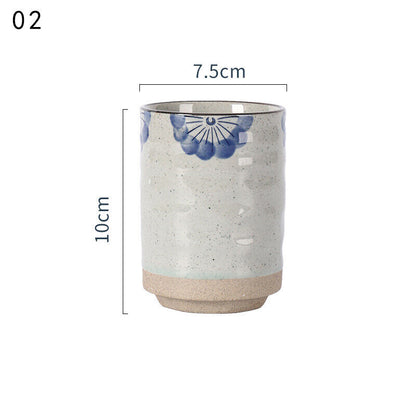 300ml Vintage Japanese Ceramic Mugs Tea Wine Sushi Sake Cup Restaurant Travel