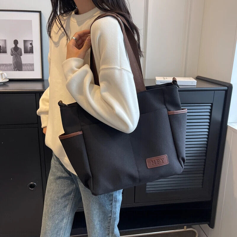 Tote Bag Women Pockets Bag Crossbody Bag Shoulder Shipper Bag