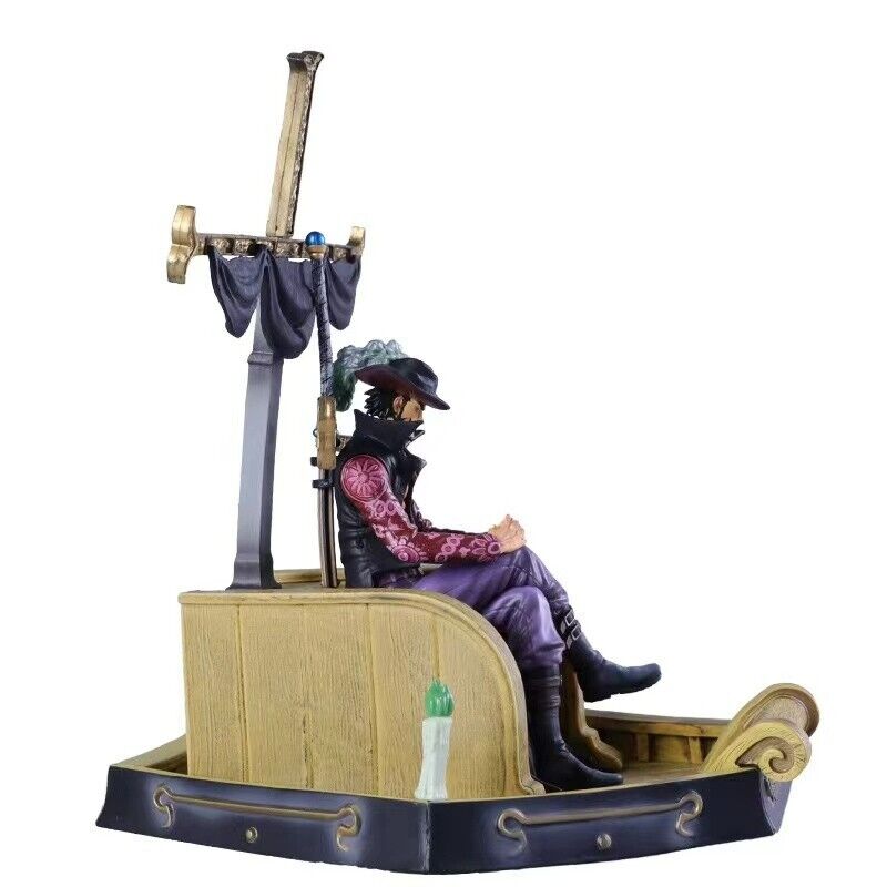 Anime One Piece Dracule Mihawk PVC Action Figure Model Statue Collection Toys