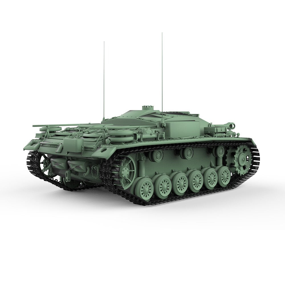 SSMODEL SS100719 1/100 15mm WarGaming Military Model Kit StuG.III Ausf.F