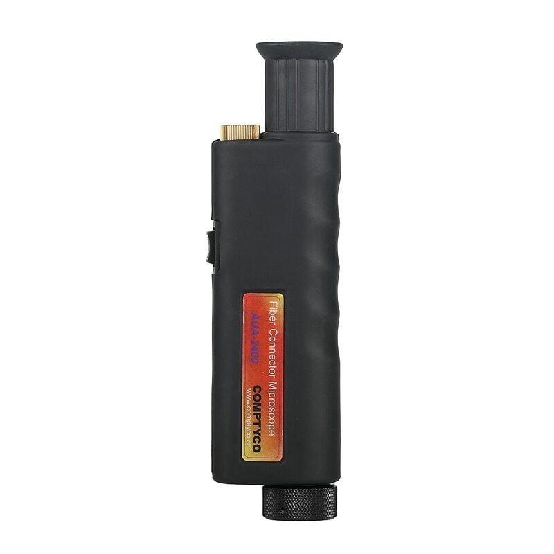AUA-2400 Handheld 400X Optical Fiber Inspection Microscope 2.5mm 1.25mm Adapter